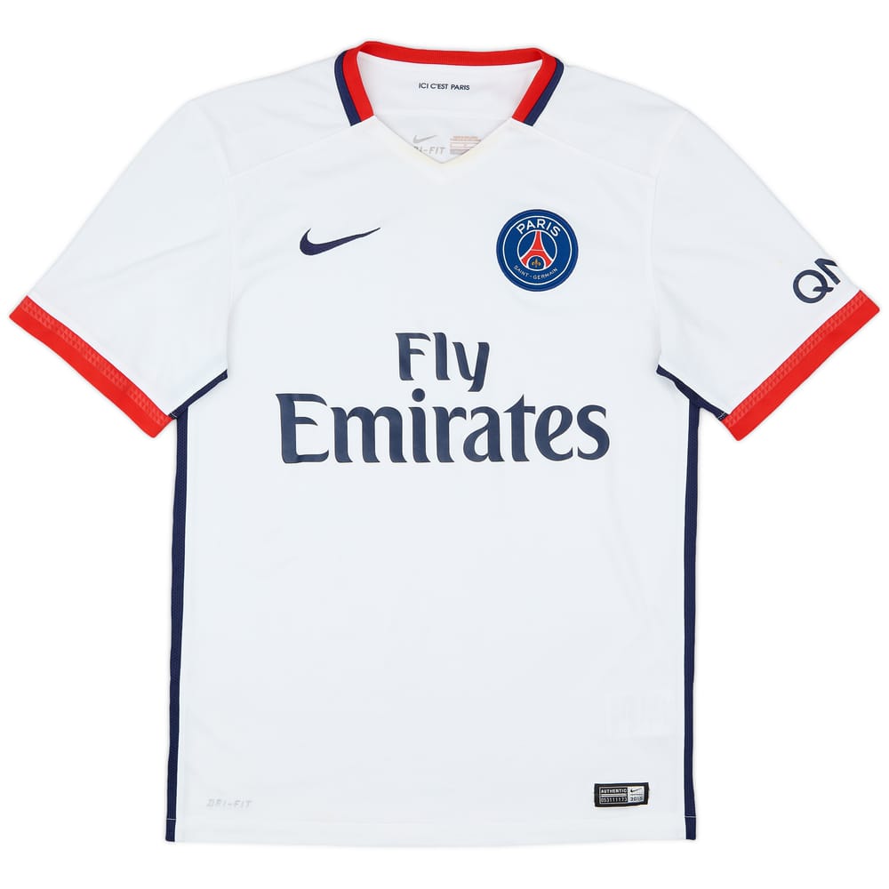 2015-16 Paris Saint-Germain Away Shirt - 6/10 - (S)