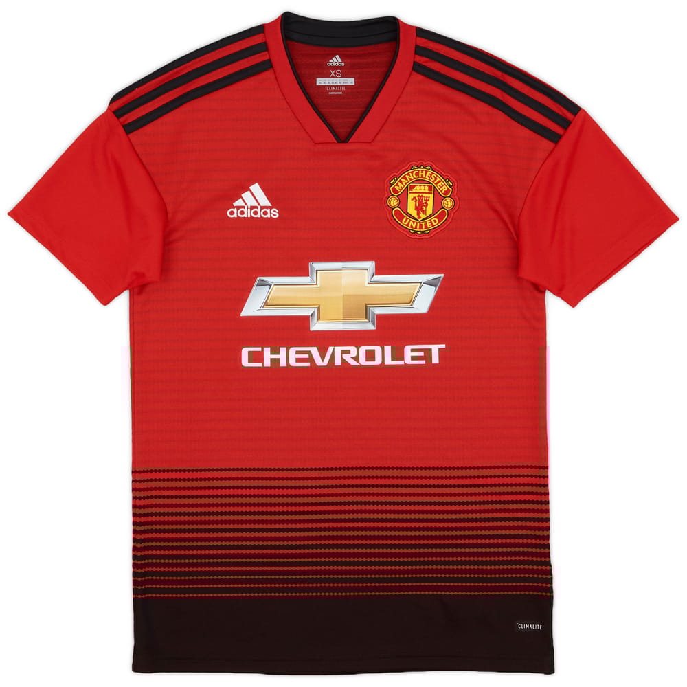 2018-19 Manchester United Home Shirt - 10/10 - (XS)