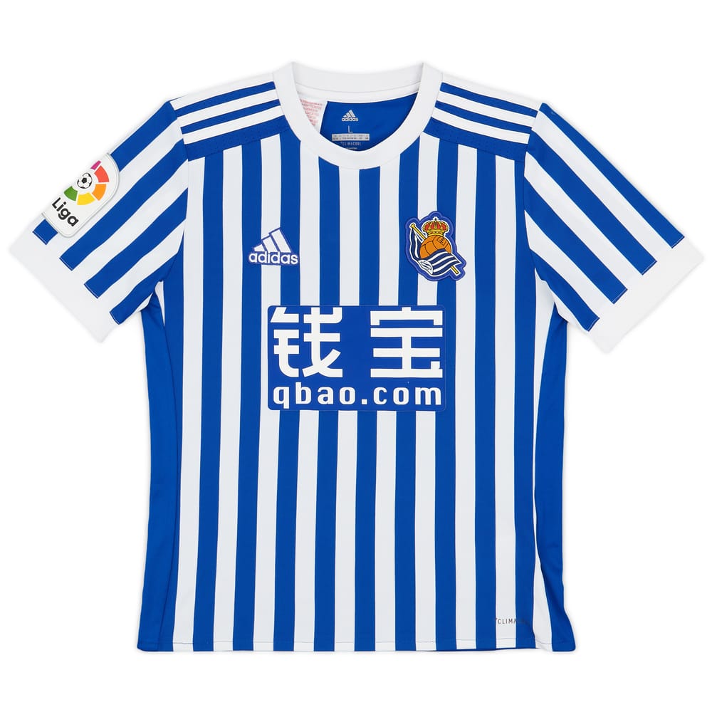 2017-18 Real Sociedad Home Shirt - 9/10 - (L.Boys)