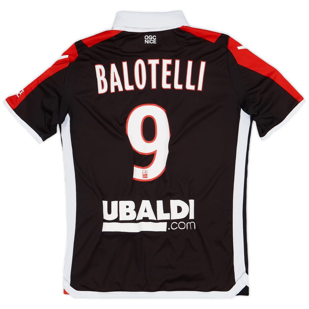 2017-18 Nice Home Shirt Balotelli #9 - 6/10 - (S)