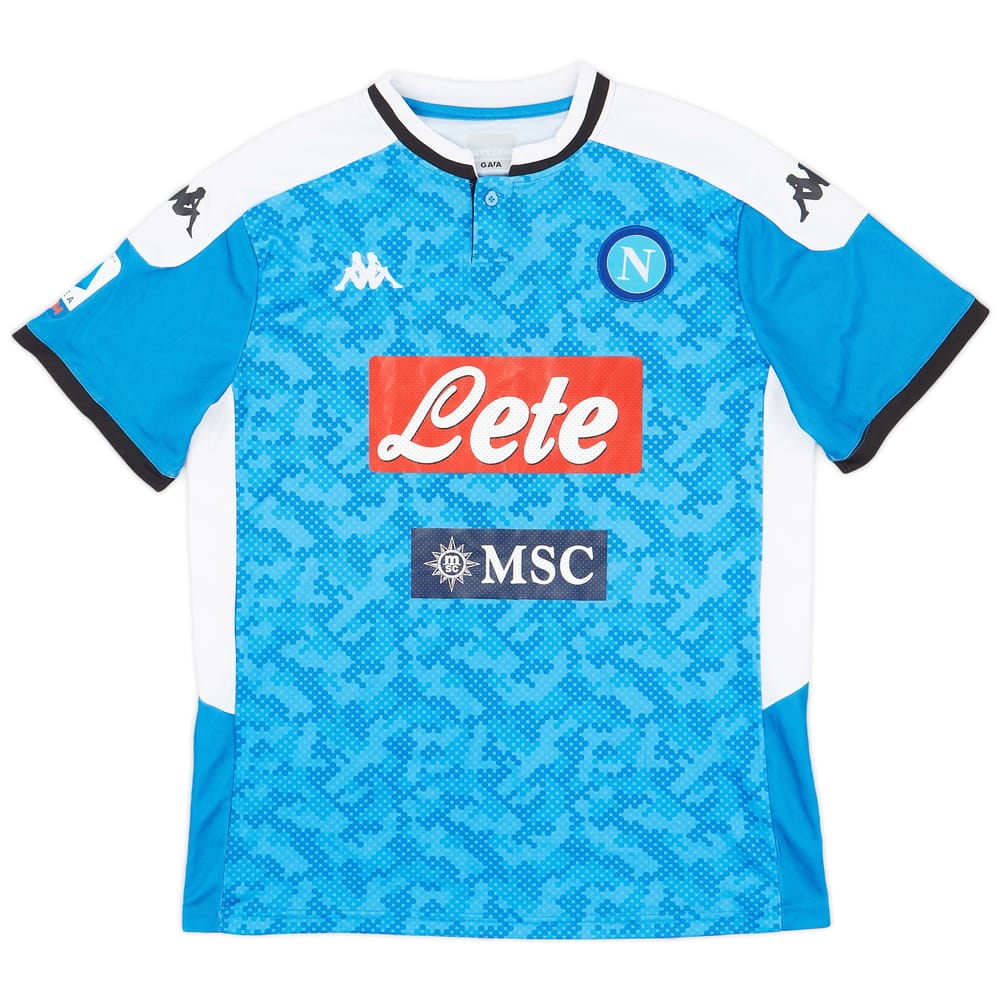 2019-20 Napoli Home Shirt - 9/10 - (L)