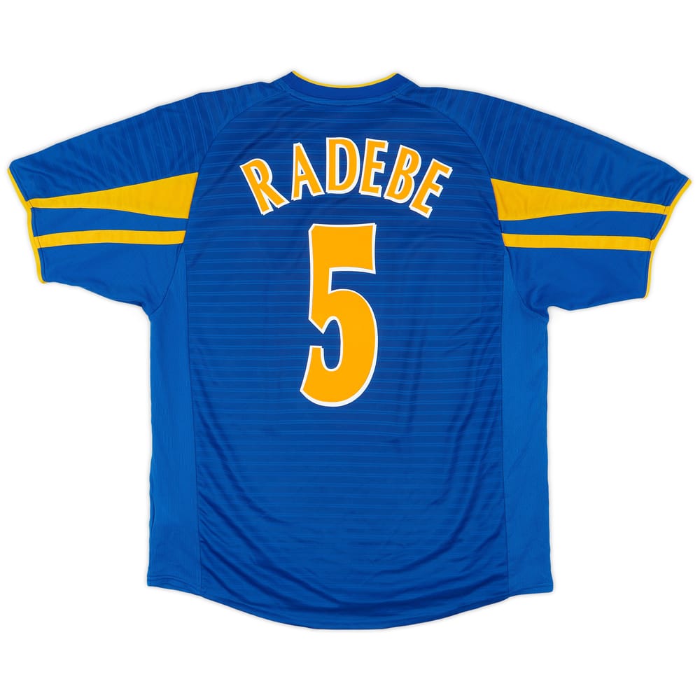 2001-03 Leeds United Away Shirt Radebe #5 - 5/10 - (L)