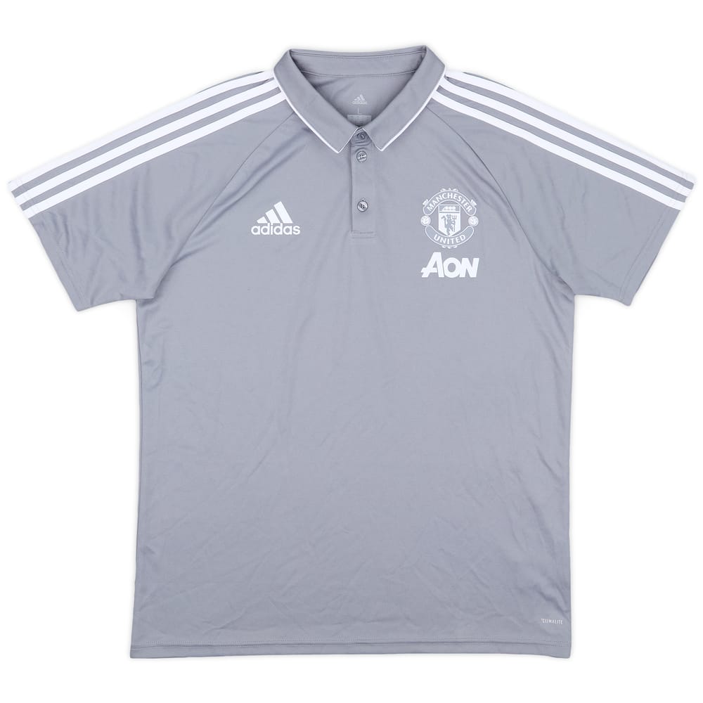 2017-18 Manchester United adidas Polo Shirt - 8/10 - (L)