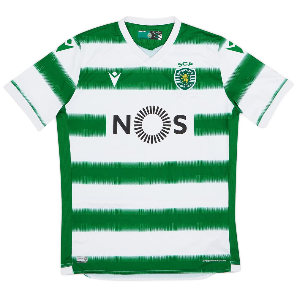 2020-21 Sporting Lisbon Home Shirt - 8/10 - (L.Boys)