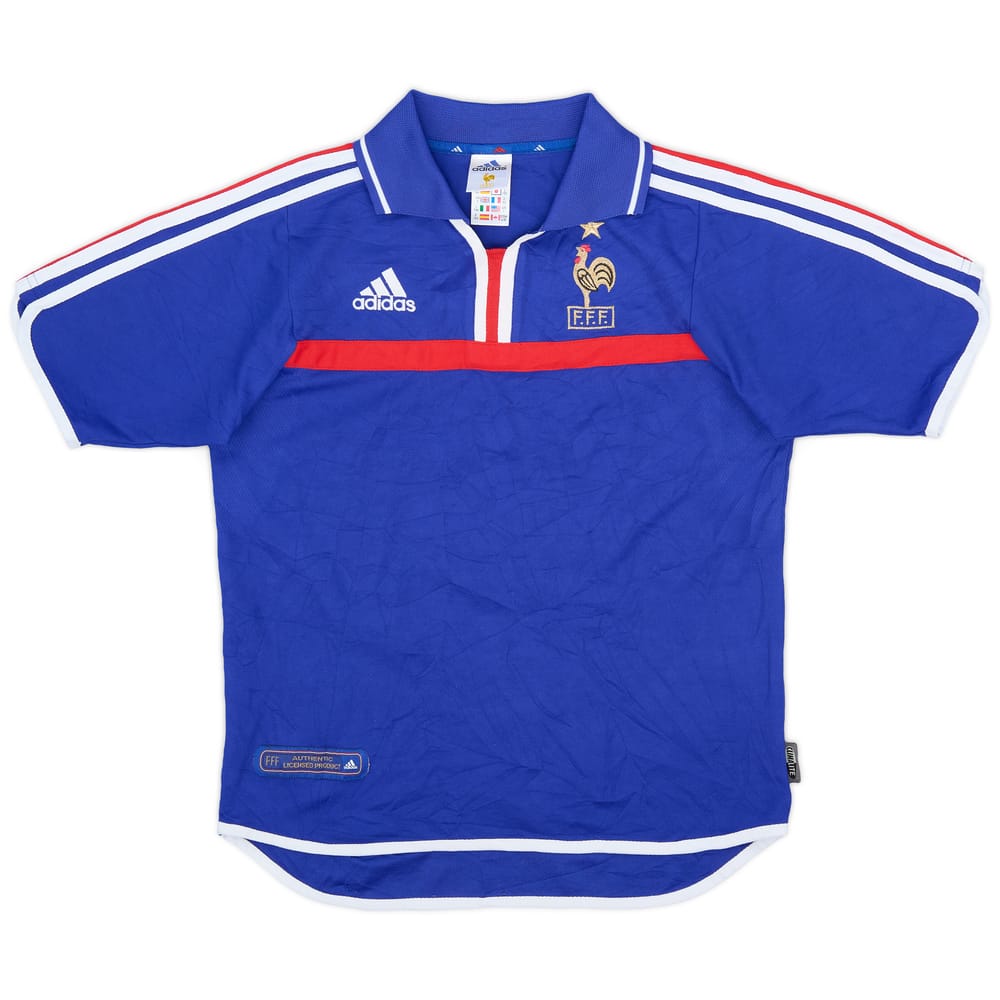 2000-02 France Home Shirt - 6/10 - (Y)