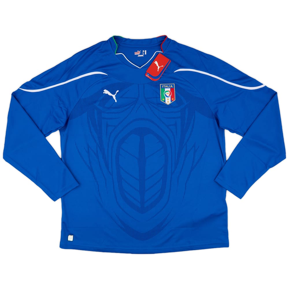 2010-12 Italy Home L/S Shirt (XXL)