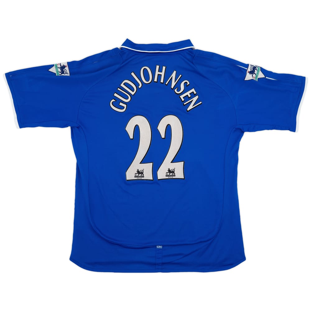 2001-03 Chelsea Home Shirt Gudjohnsen #22 - 7/10 - (XL)