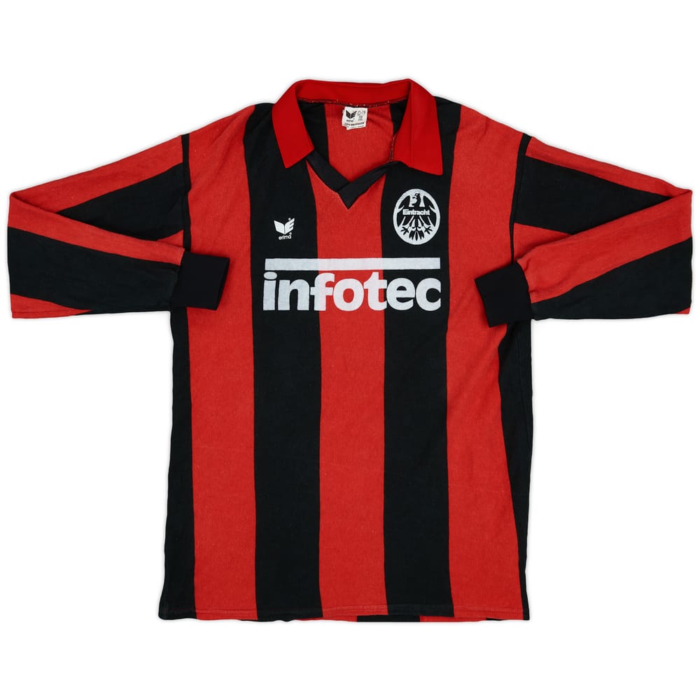 1983-84 Eintracht Frankfurt Home L/S Shirt - 8/10 - (L)