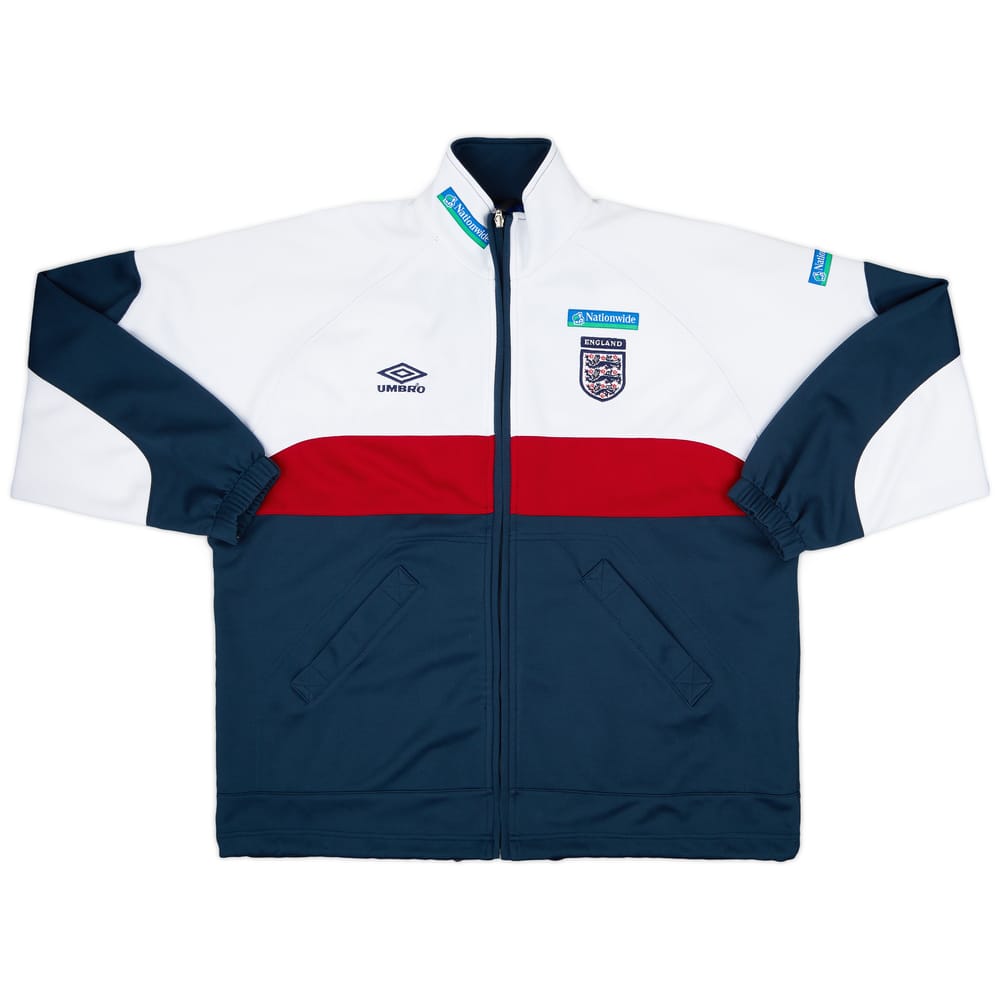 2000-02 England Umbro Track Jacket - 8/10 - (M)