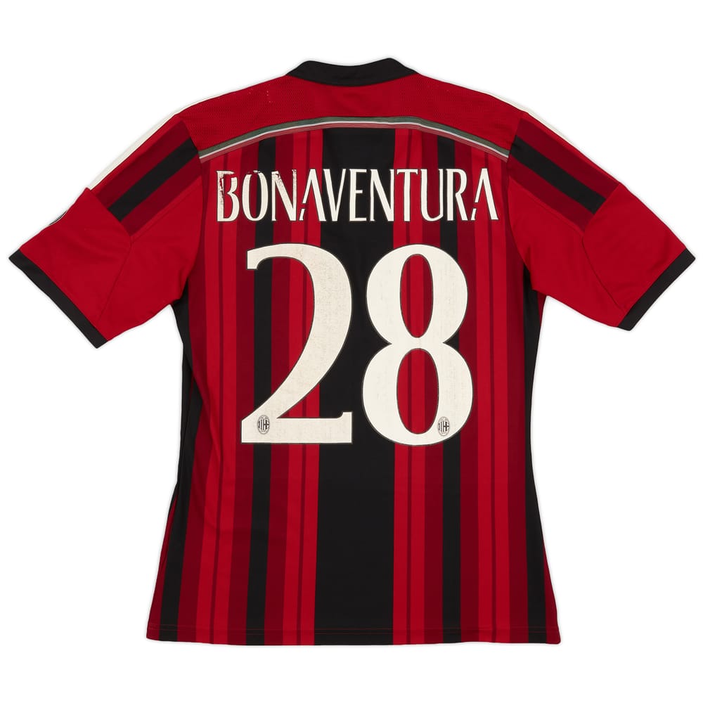 2014-15 AC Milan Home Shirt Bonaventura #28 - 5/10 - (S)