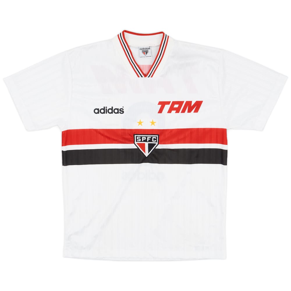 1996 Sao Paulo Home Shirt #9 - 8/10 - (XL)