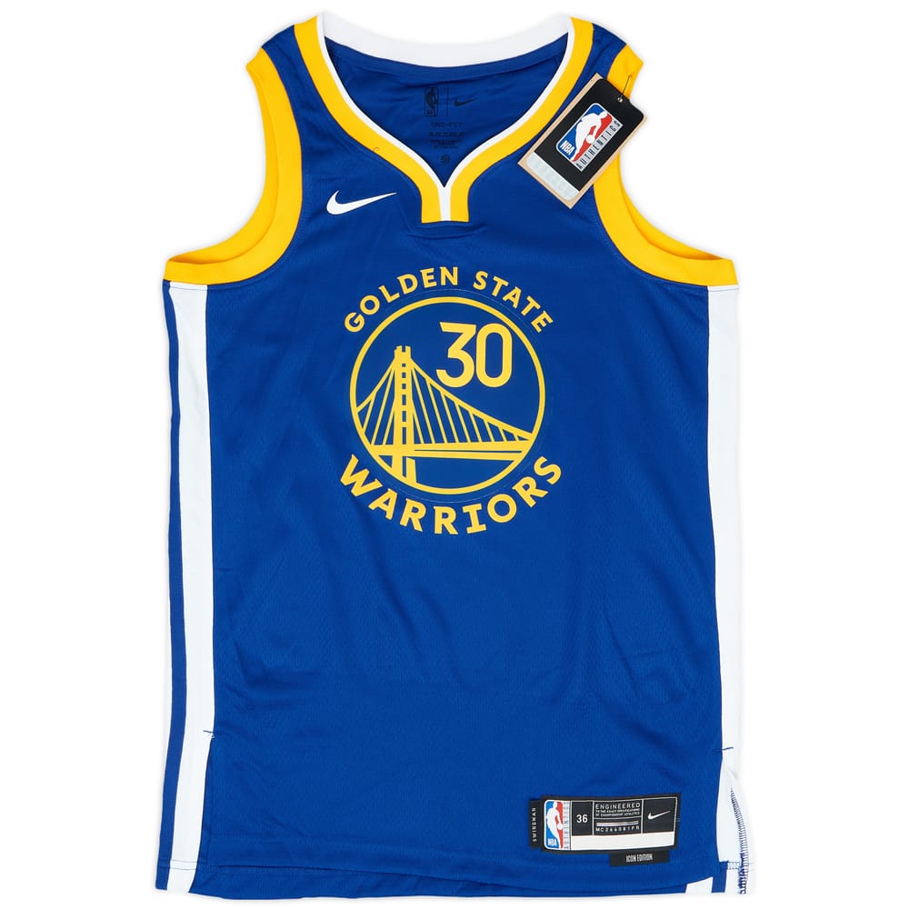 2017-25 Golden State Warriors Curry #30 Nike Swingman Away Jersey (XS)