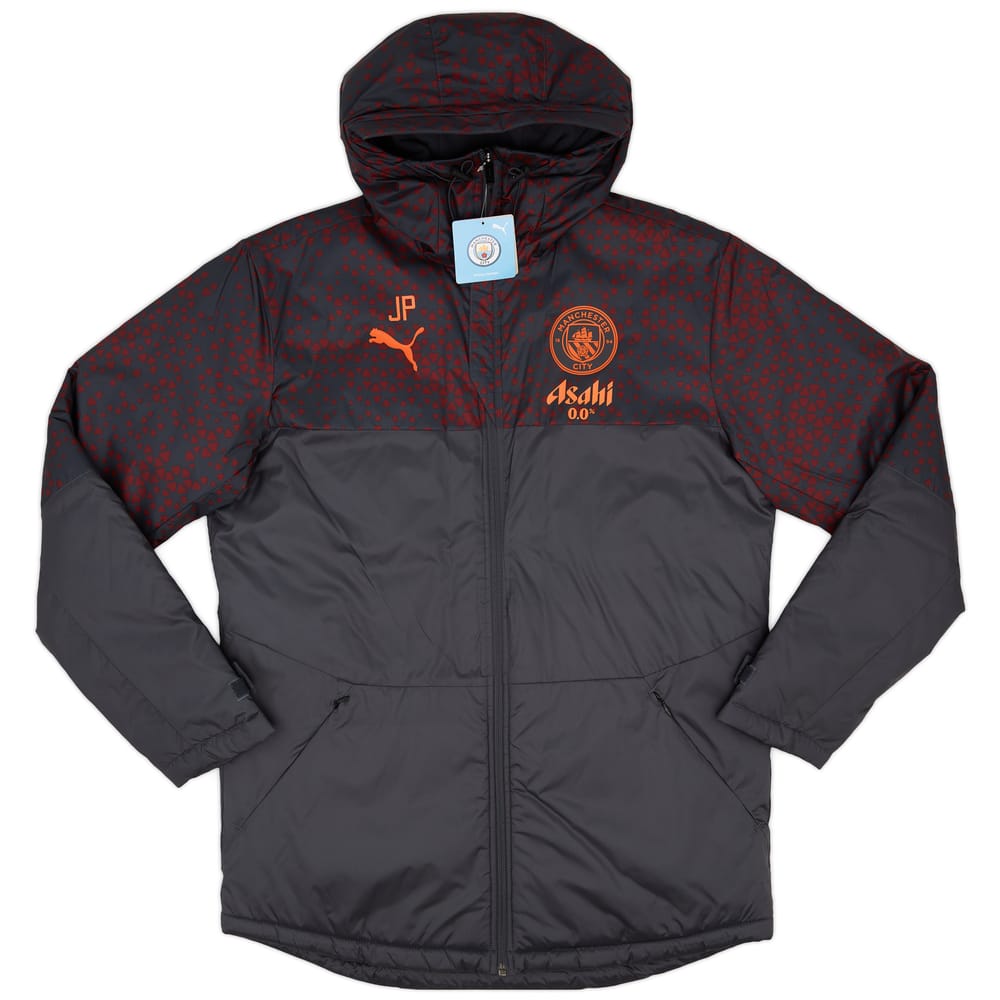 2023-24 Manchester City Staff Issue Padded Rain Jacket # (XL)