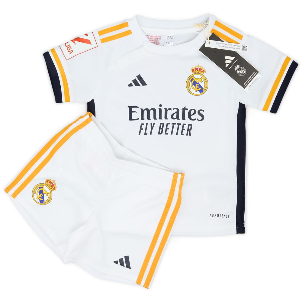 2023-24 Real Madrid Home Shirt & Shorts Kit (12-18 Months)