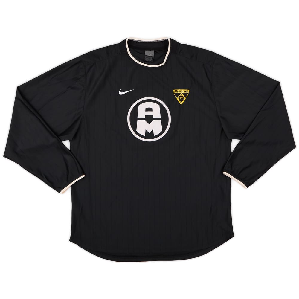 2002-03 Alemannia Aachen Home L/S Shirt - 8/10 - (L)