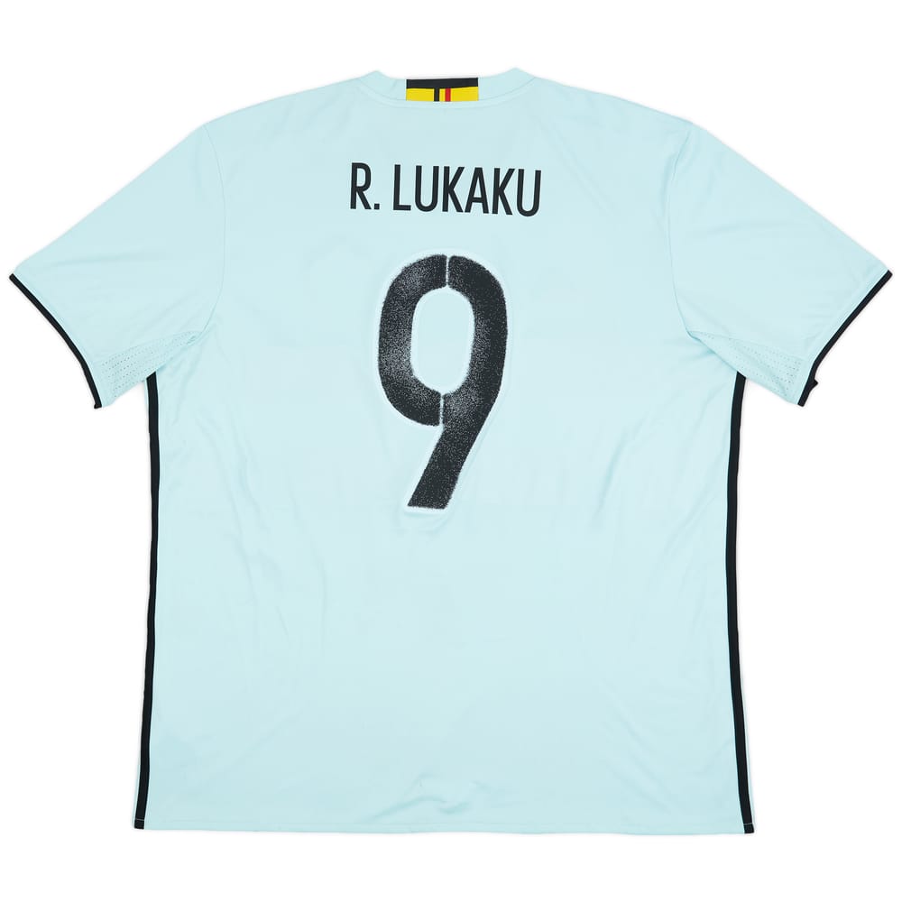 2016-17 Belgium Away Shirt Lukaku #9 - 6/10 - (XXL)