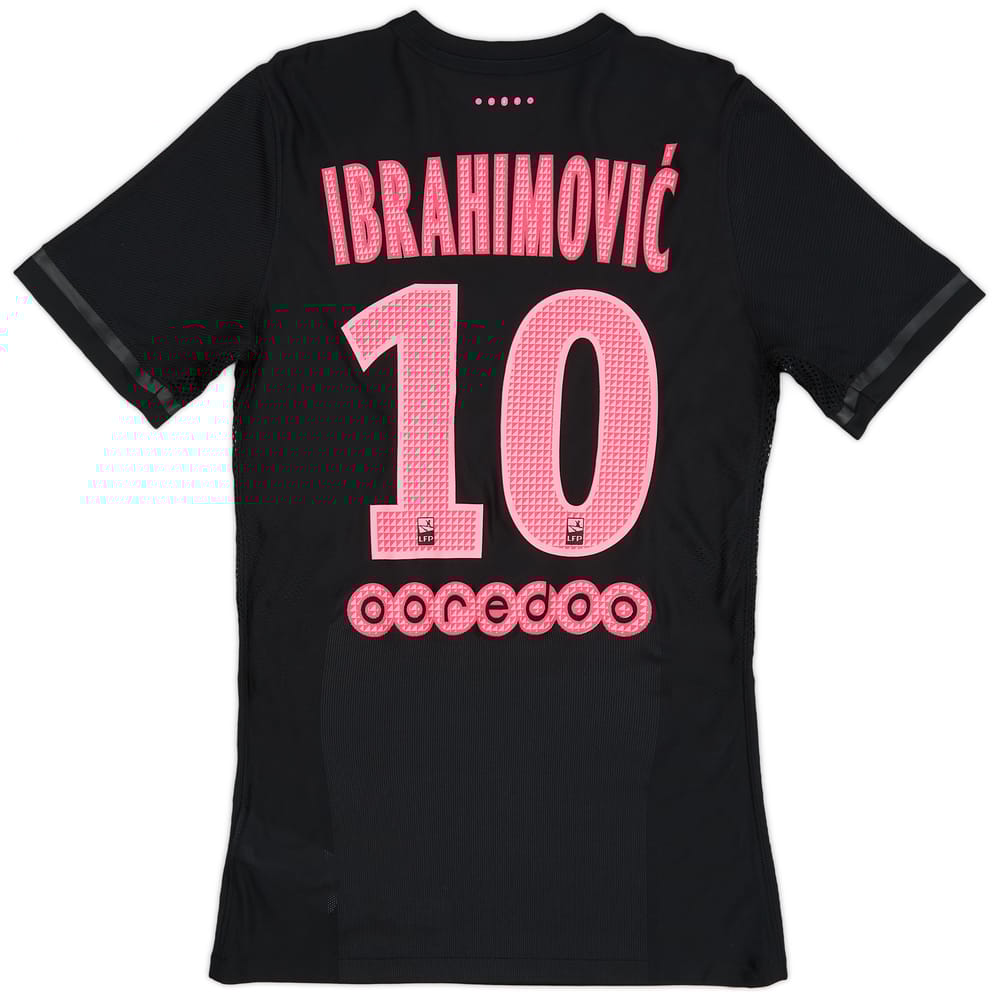 2015-16 Paris Saint-Germain Authentic Third Shirt Ibrahimovic #10 - 9/10 - (S)