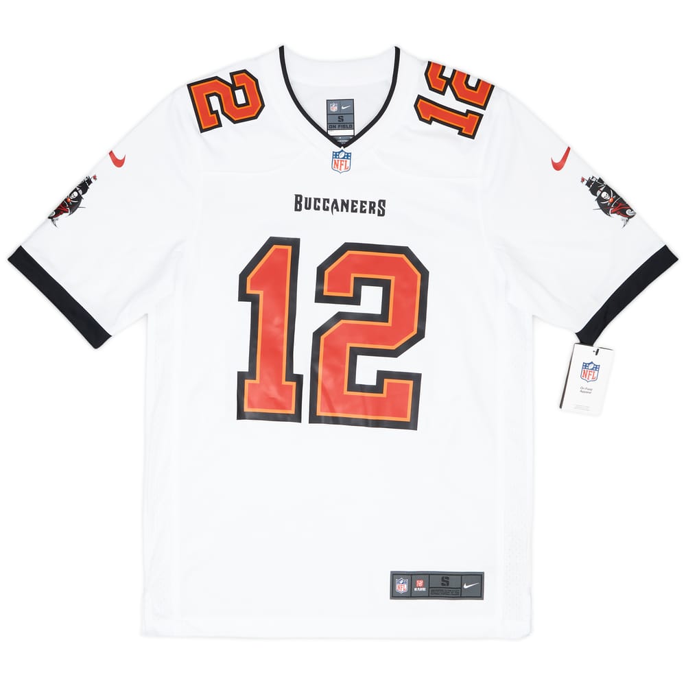 2020-22 Tampa Bay Buccaneers Brady #12 Nike Game Away Jersey (S)