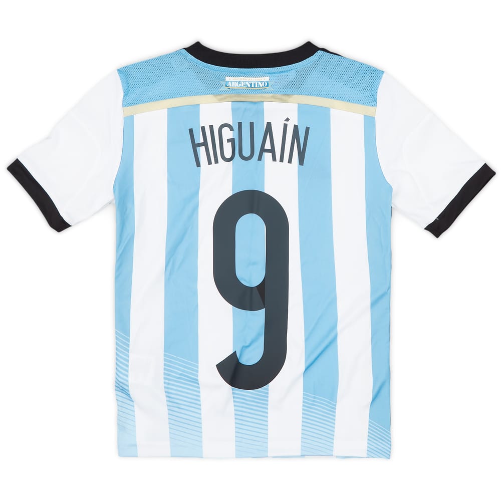 2013-15 Argentina Home Shirt Higuain #9 - 10/10 - (S.Boys)