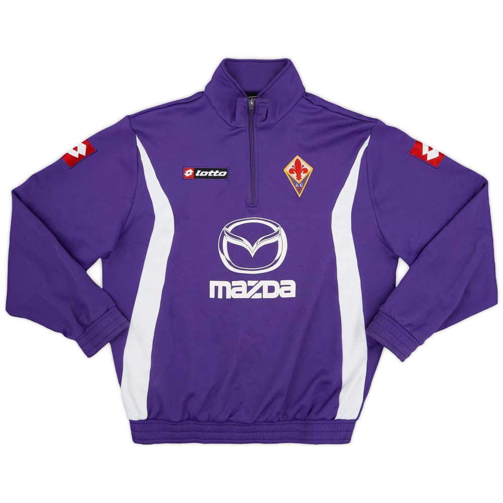 2011-12 Fiorentina Lotto 1/4 Zip Drill Top - 8/10 - (L)