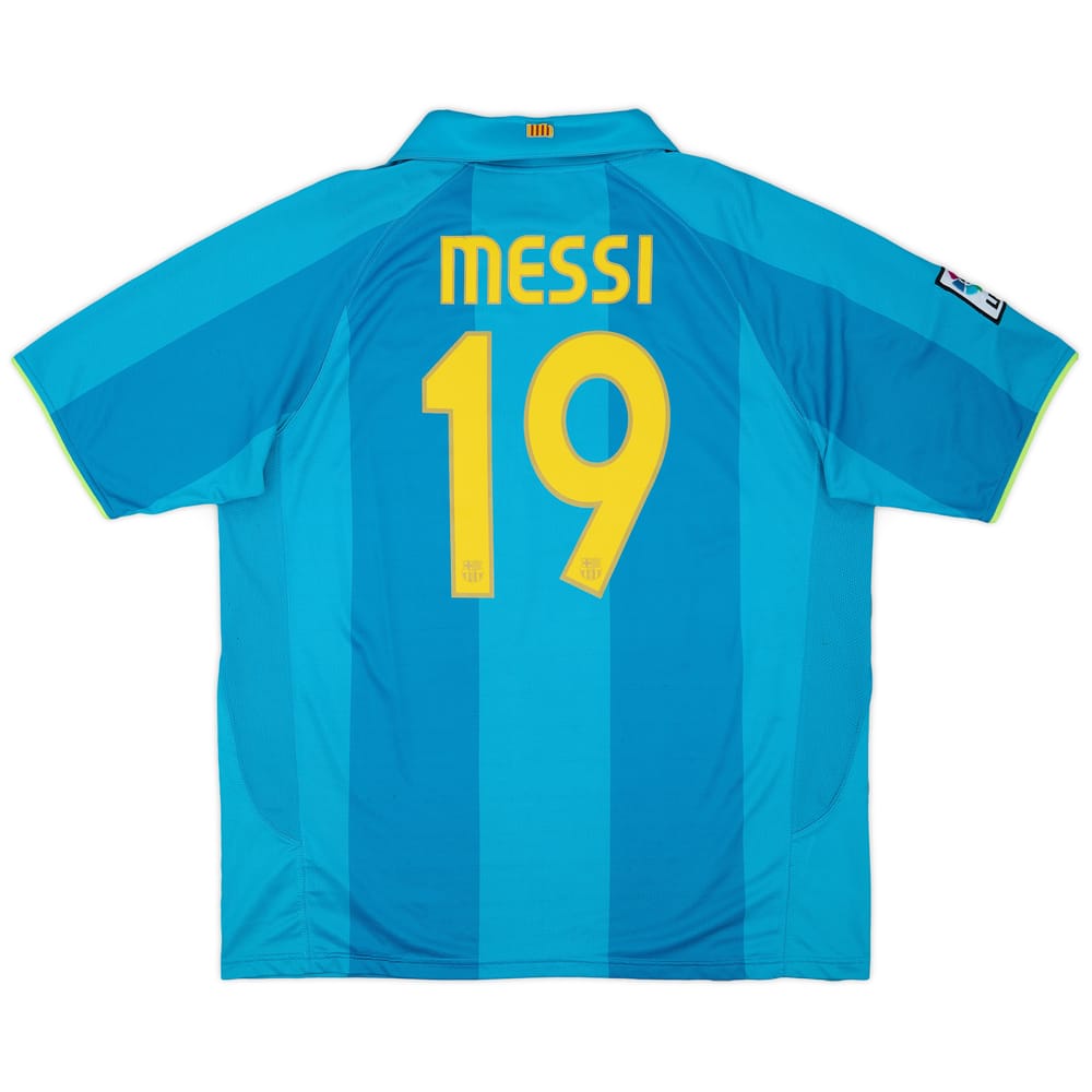2007-09 Barcelona Away Shirt Messi #19 - 7/10 - (XXL)