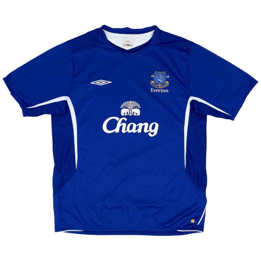 2005-06 Everton Home Shirt - 8/10 - (XL)