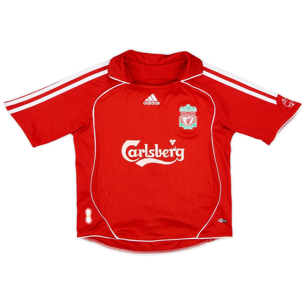 2006-08 Liverpool Home Shirt - 8/10 - (7-8 Years)