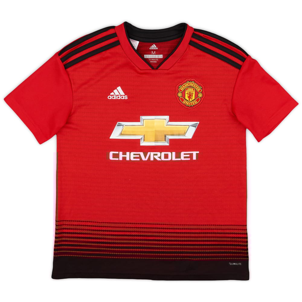 2018-19 Manchester United Home Shirt - 8/10 - (M.Boys)