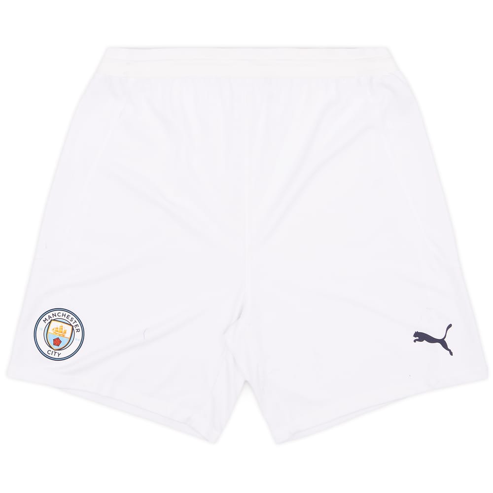 2020-21 Manchester City Player Issue Home Shorts - 5/10