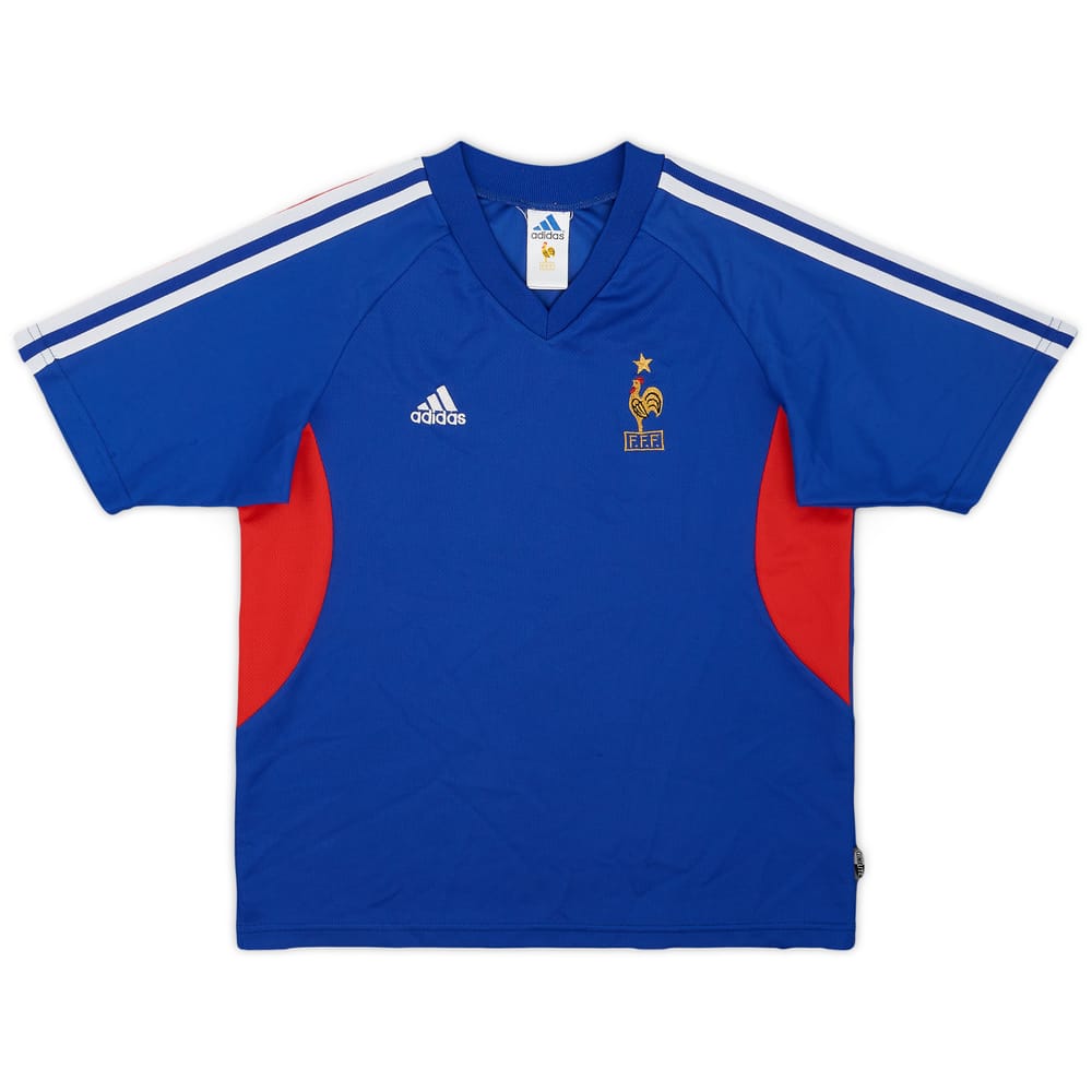 2002-04 France Home Shirt - 8/10 - (M.Boys)