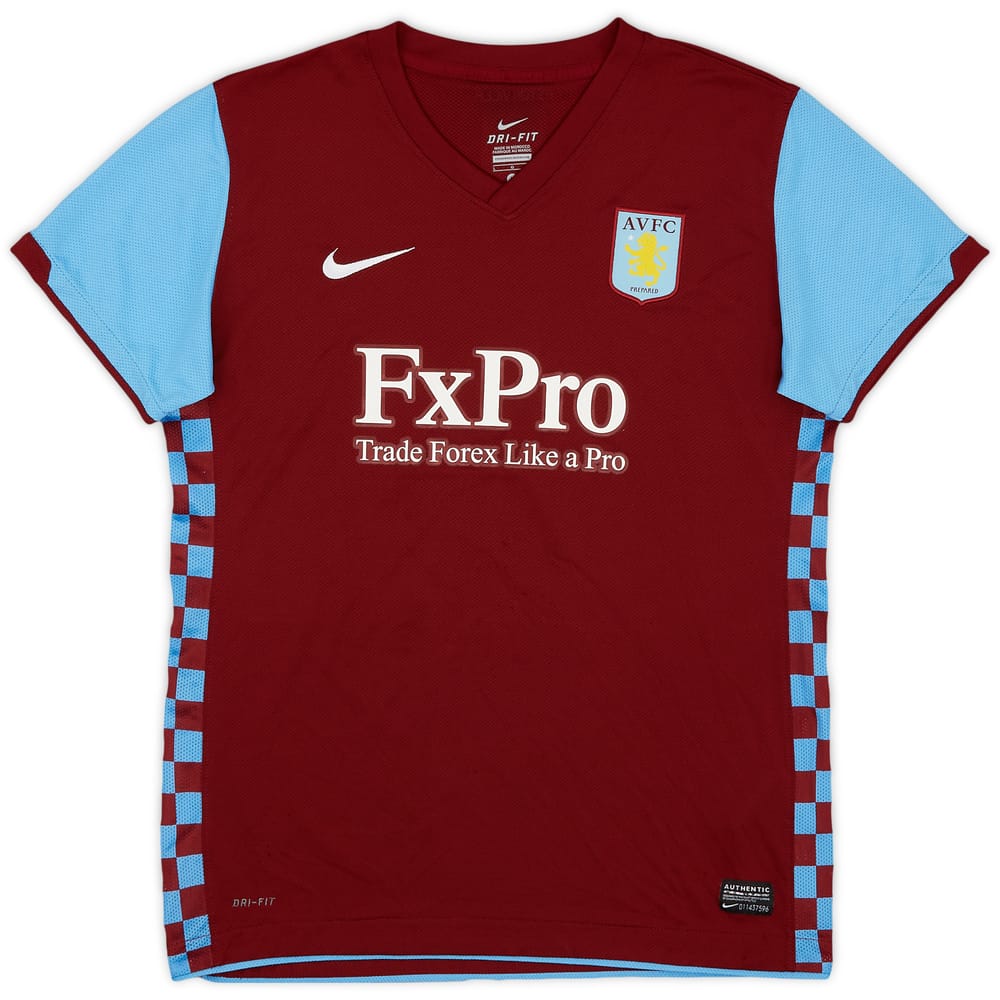 2010-11 Aston Villa Home Shirt - 8/10 - (Women's L)
