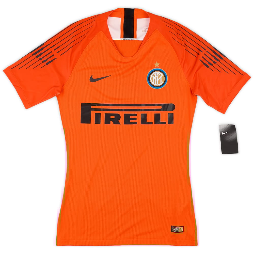 2018-19 Inter Milan Player Issue GK S/S Shirt (S) (S)