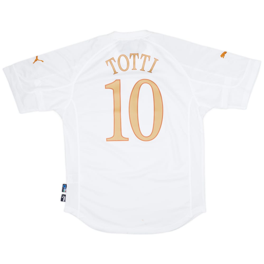 2004-06 Italy Away Shirt Totti #10 (XL)