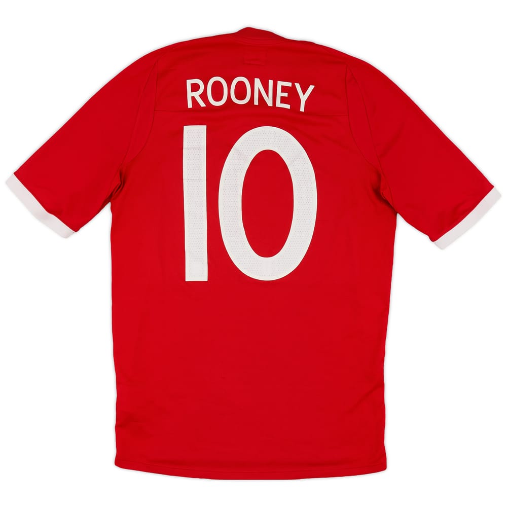 2010-11 England Away Shirt Rooney #10 - 7/10 - (S)