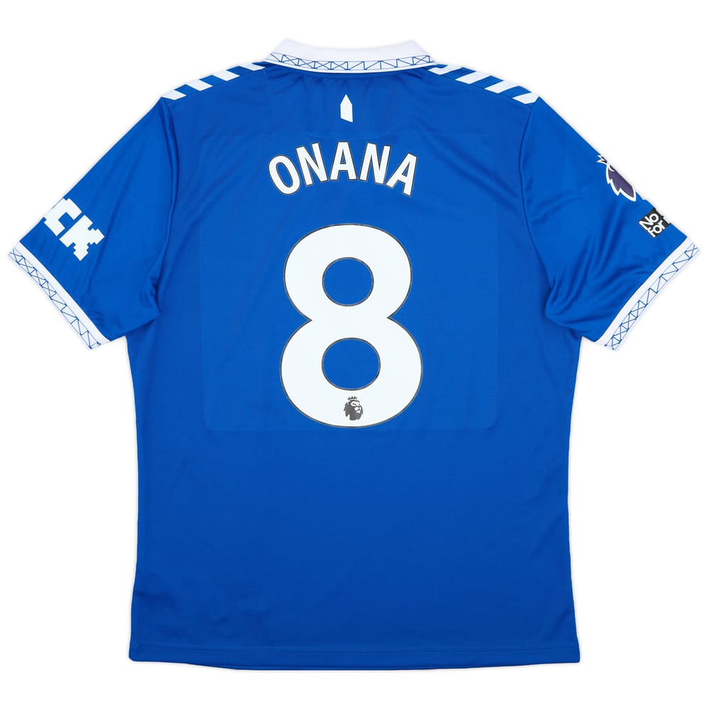 2023-24 Everton Match Issue Home Shirt Onana #8