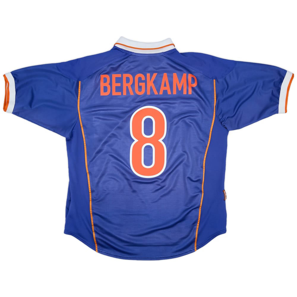 1998-00 Netherlands Away Shirt Bergkamp #8 - 5/10 - (XL)