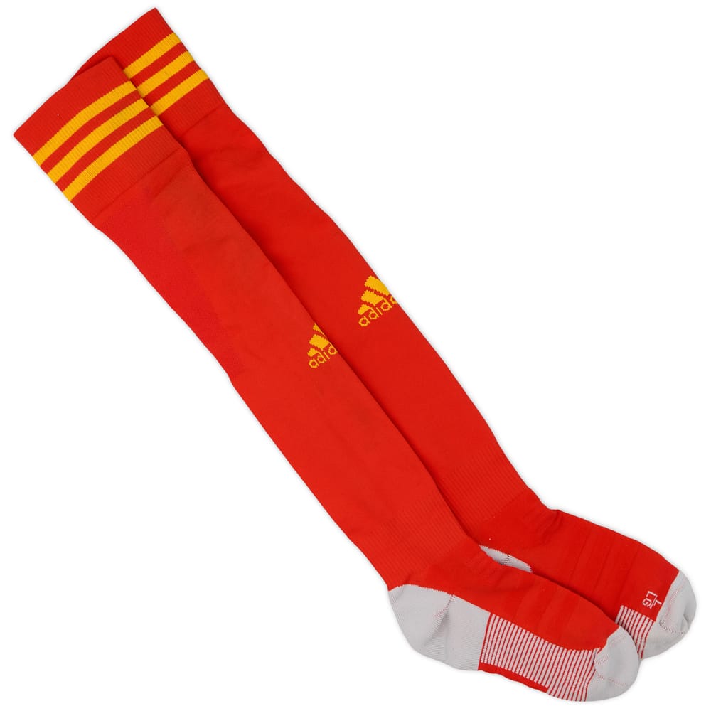 2020-21 Wales Home Socks - 7/10 - (M)