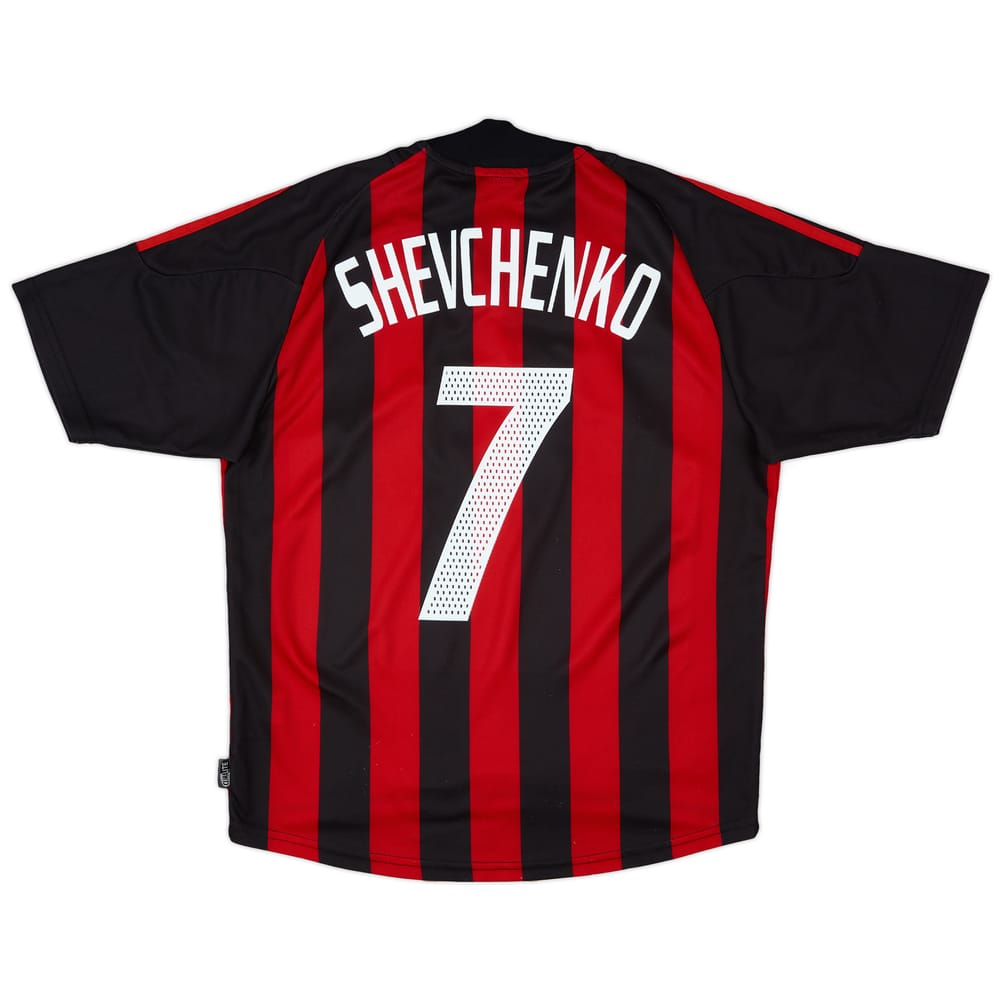 2002-03 AC Milan Home Shirt Shevchenko #7 - 8/10 - (M)