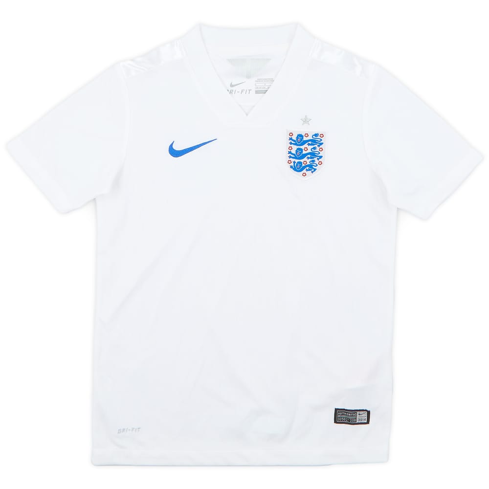 2014-15 England Home Shirt - 8/10 - (S.Boys)