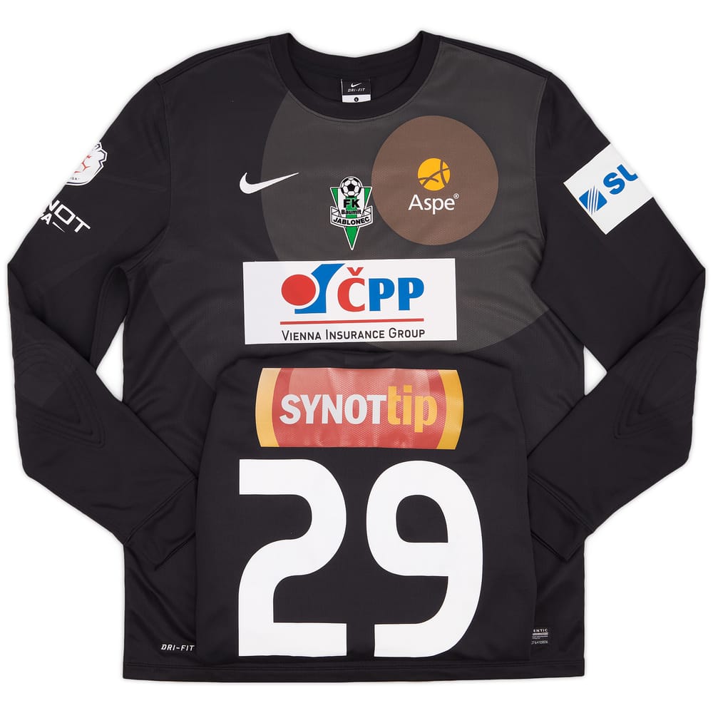2014-15 FK Jablonec Player Issue GK Shirt # - 9/10 - (L)