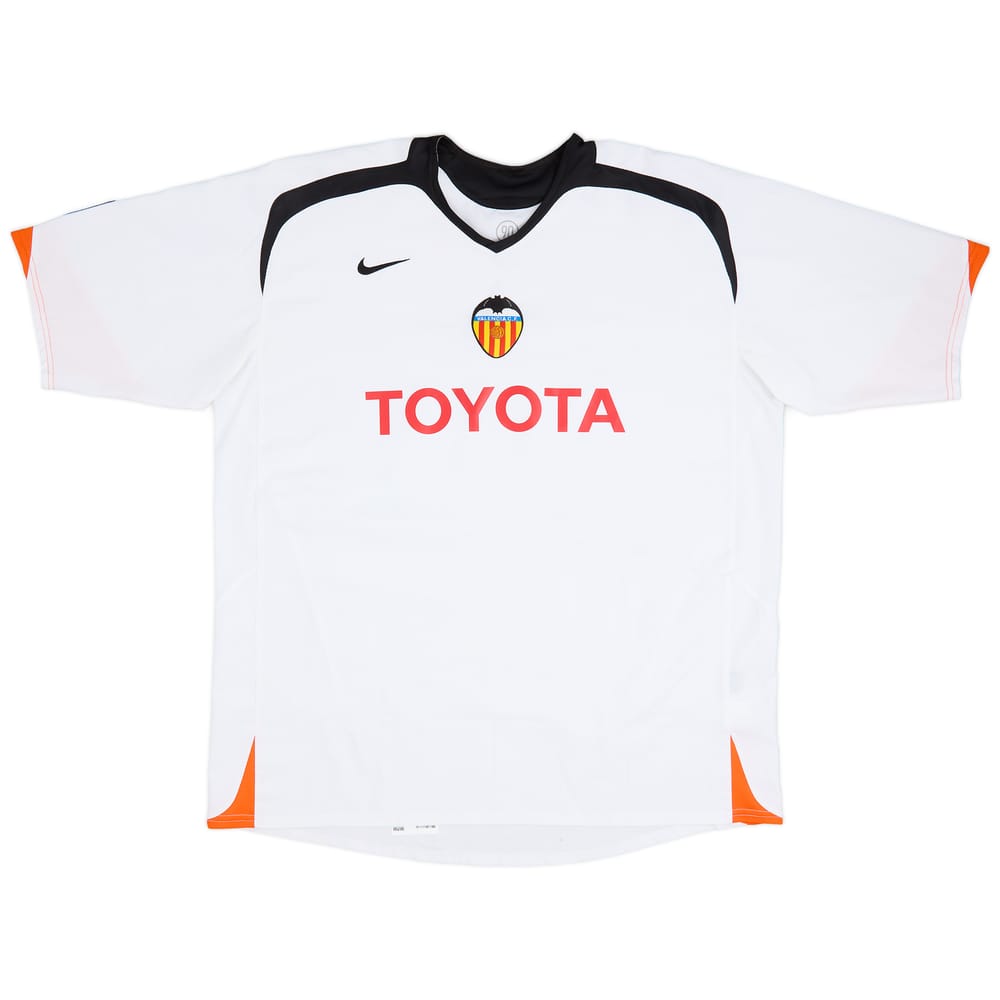 2005-06 Valencia Home Shirt - 9/10 - (XXL)