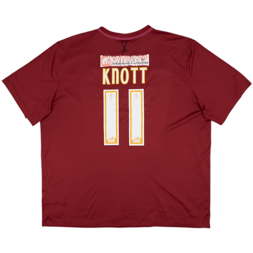 2015-16 Bradford City Home Shirt Knott #11 - 5/10 - (3XL)