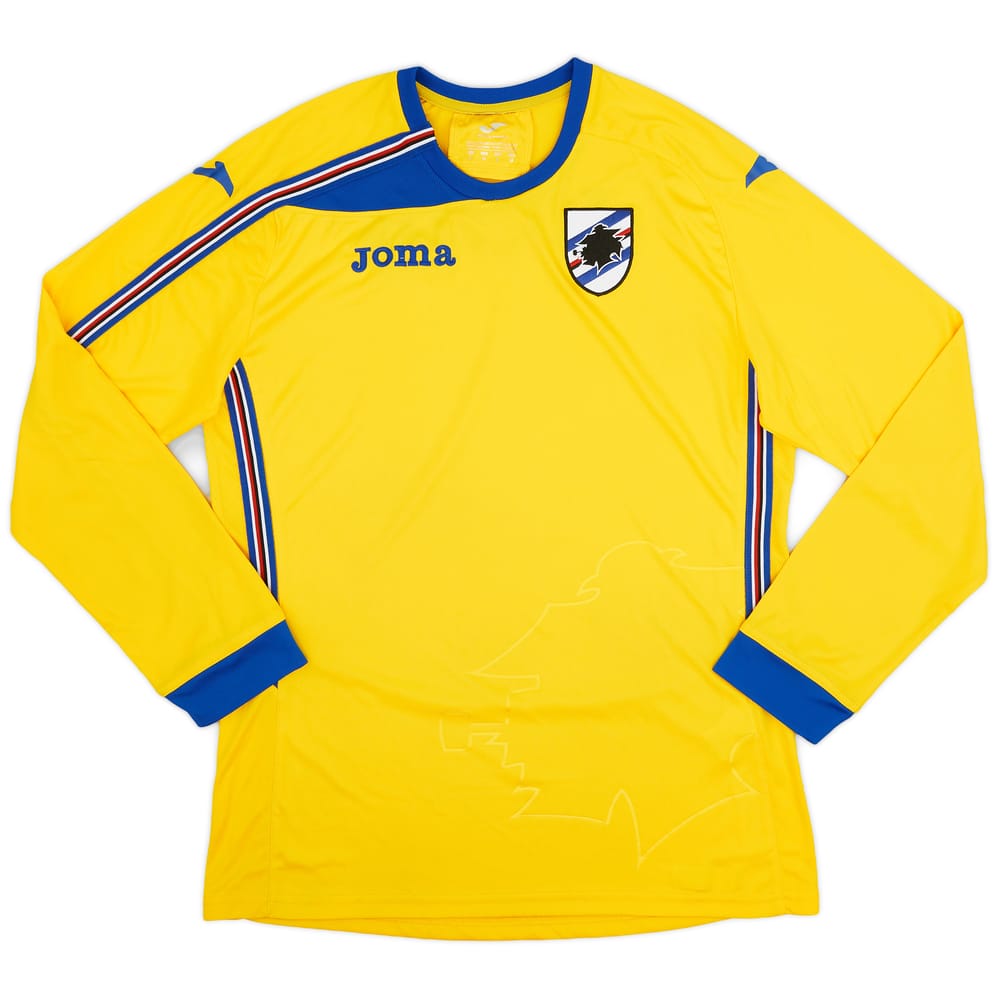 2016-17 Sampdoria Joma Training L/S Shirt - 9/10 - (L)