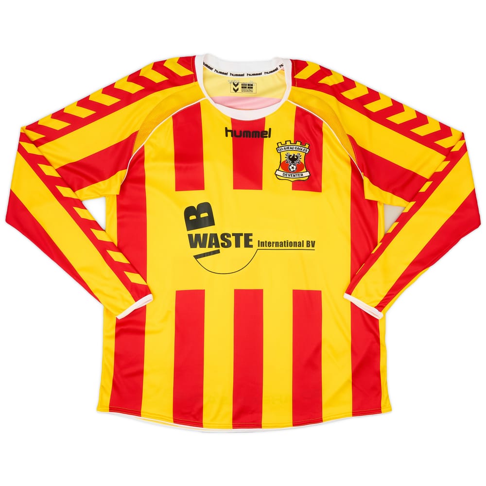 2010-11 Go Ahead Eagles Home L/S Shirt - 8/10 - (L)