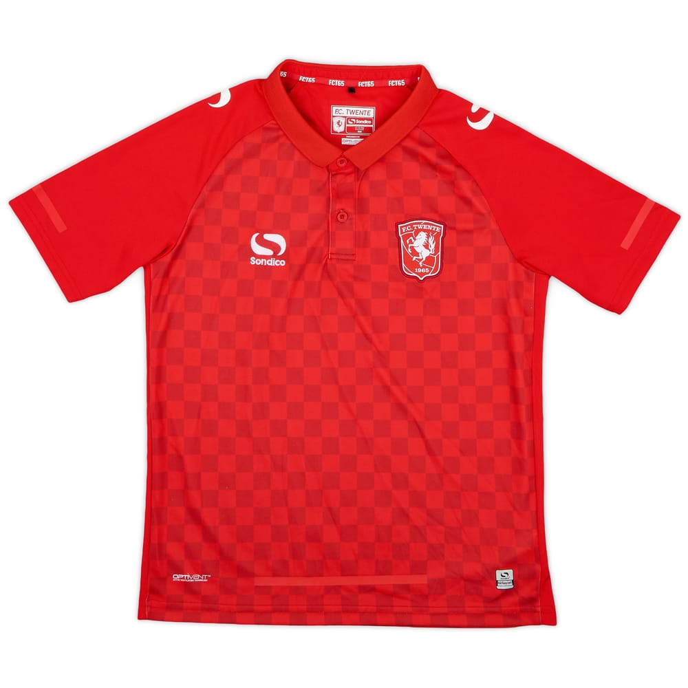 2017-18 FC Twente Sondico Polo Shirt - 9/10 - (M.Boys)