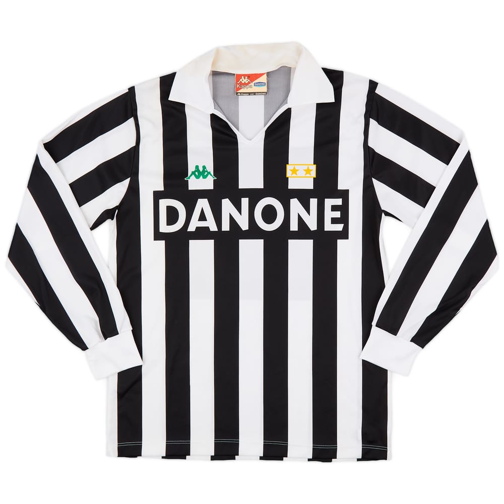 1992-94 Juventus Basic Home L/S Shirt #10 - 8/10 - (L)