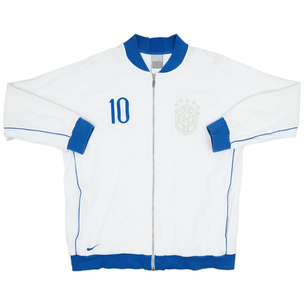 2006-07 Brazil Nike Track Jacket #10 - 8/10 - (XL)