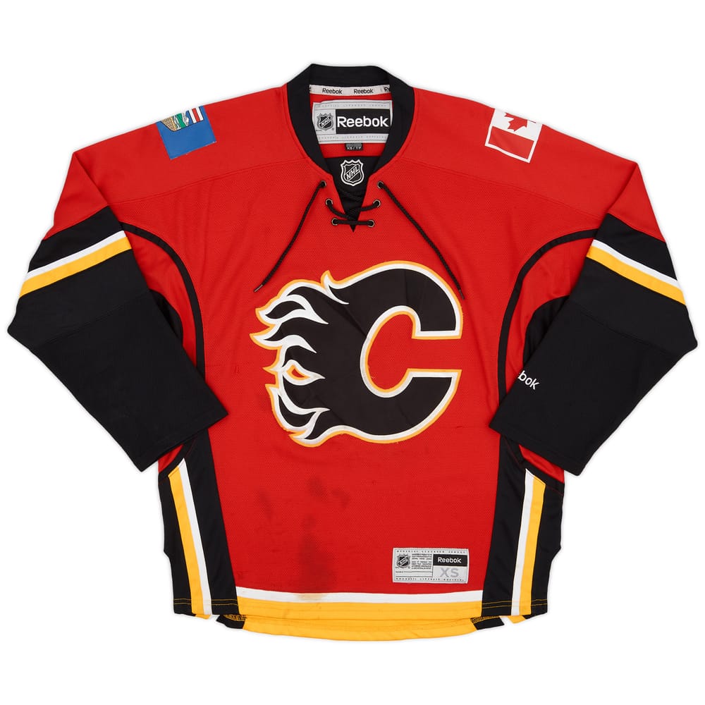 2011-17 Calgary Flames Reebok Home Jersey - 4/10 - (XS)