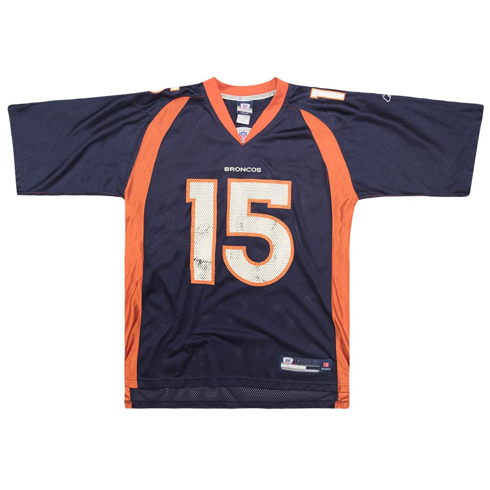 2007 Denver Broncos Marshall #15 Reebok On Field Jersey (Home) L