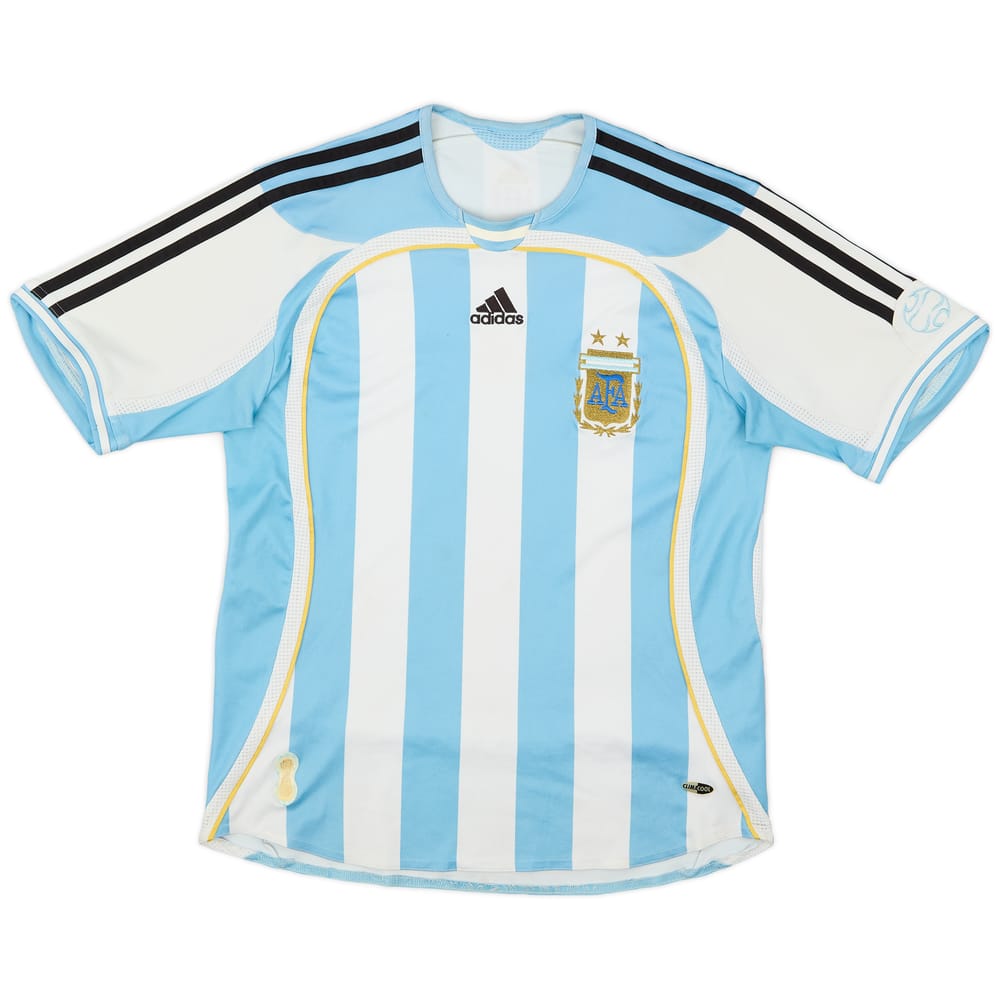 2005-07 Argentina Home Shirt - 6/10 - (L.Boys)